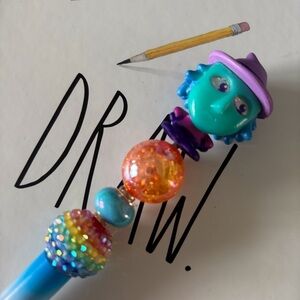 Disney Doorables: Nightmare Before Christmas: Shock handmade beaded pen